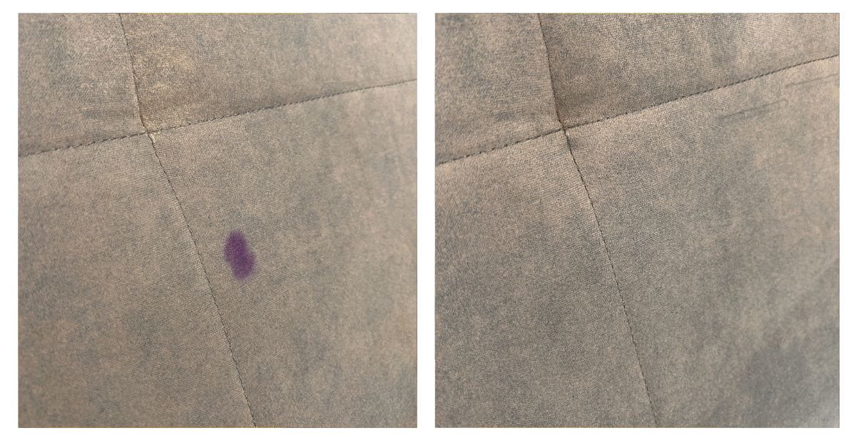 Usunięcie plamy po markerze